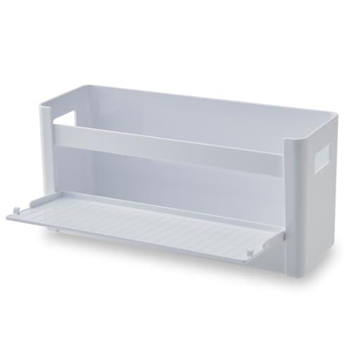 伊勢藤(ISETO) 水筒ケース ボトルホルダー(ヨコ型) ホワイト 幅26.3×奥行9.2×高さ1...