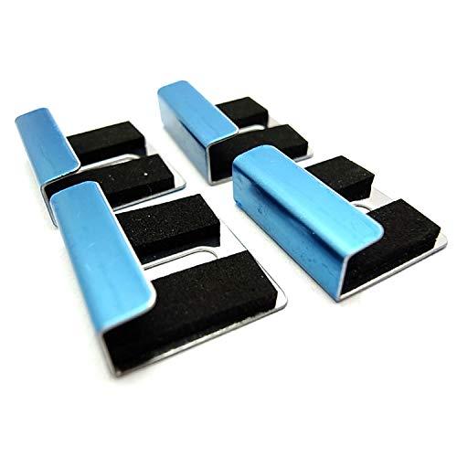 和気産業(Waki Sangyo) 二ッ折り鏡止 板壁取付け用 青 11X30X28mm 洗面所 風...