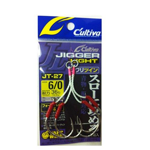 OWNER(オーナー) 11785 JT27ジガーライトツインシワリ フック 6/0 釣り針