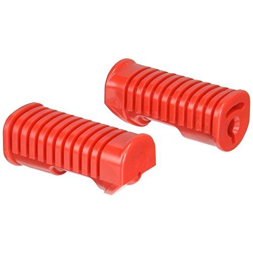 キジマ(Kijima) バイクパーツ ステップラバー 左右セット カブ/エイプ(APE) レッド H...