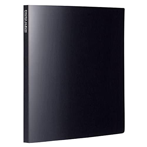 セキセイ SEKISEI アルバム ポケット 高透明 Lサイズ240枚 L 201~300枚 ブラッ...