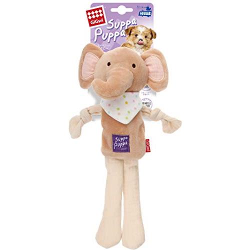 GiGwi(ギグウィ)犬用おもちゃ 犬用ぬいぐるみ GiGwi スッパプッパ ノビー エレファント