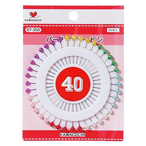KAWAGUCHI(カワグチ) 手芸用品 パール・カラーピン 07-350