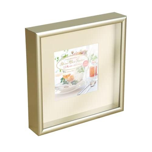 万丈 VANJOH シャインBOXフレーム 15角(89×89マット付) 106396 ゴールド