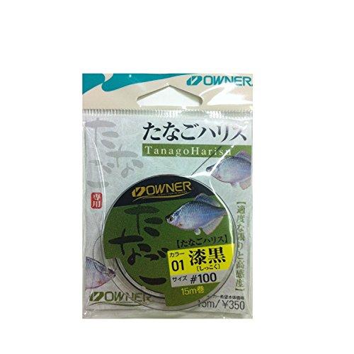 OWNER(オーナー) ハリス タナゴ PE 15m 100番 漆黒(黒)