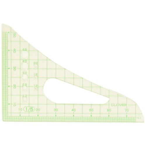 Clover 方眼三角縮尺1/5