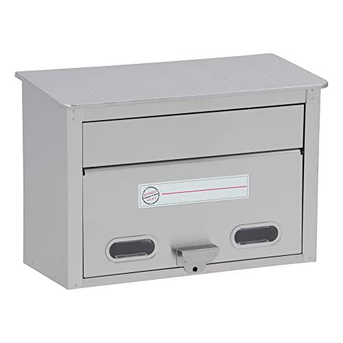 グリーンライフ(GREEN LIFE) 郵便ポスト 【日本製】 壁掛け ステンレス製 A4サイズ対応...