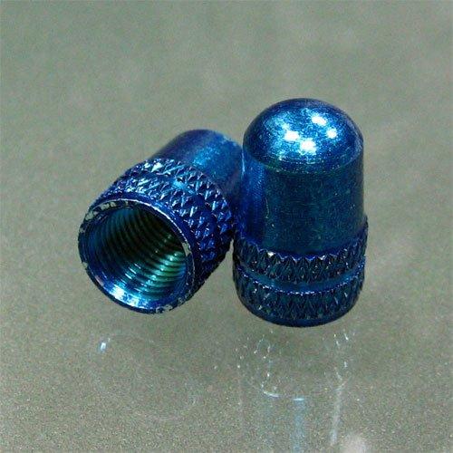 フォグリア(FOGLIA) アルミバルブキャップ 米式2個入り ブルー LYーNCーUS(2PCS)