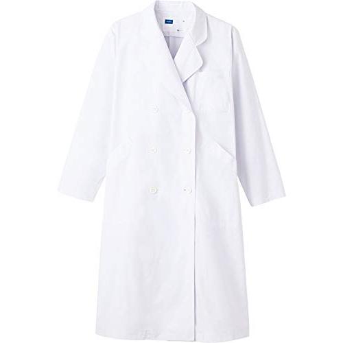 白衣 ドクターコート レディース ダブル 白 L WH2214
