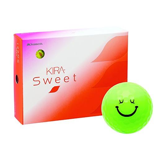 キャスコ(Kasco) ゴルフボール KIRA SWEET キャラ1ダース(12個入り) ライム