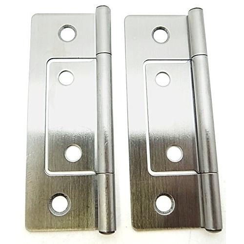 和気産業 ステンフラッシュ丁番 64mm ヘアーライン 建築 建具 家具 BHー366