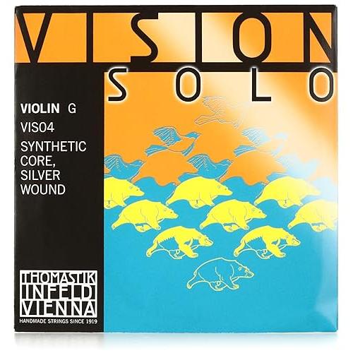 Vision solo ヴィジョンソロ ヴァイオリン弦 G線 シンセティックコア4/4 シルヴァー ...