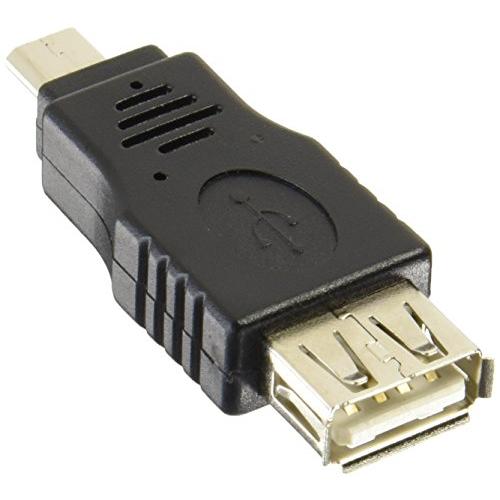 変換名人 スマートフォン 変換アダプタ USB A メス - microB オス USBAB-MCA