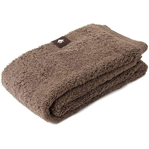 オカ フェイスタオル ライトブラウン 約34cm×77cm PLYS Base(プリスベイス) ソフ...