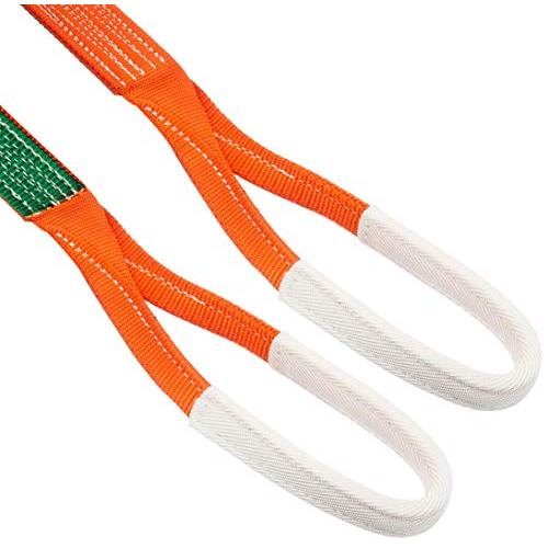 トラスコ中山(TRUSCO) ベルトスリング JIS3等級 両端アイ形 G50-20 グリーン 50...