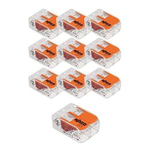 JAPPY ワンタッチコネクタ クリアタイプ 電極数2本 WFR-2BP-JP 10個