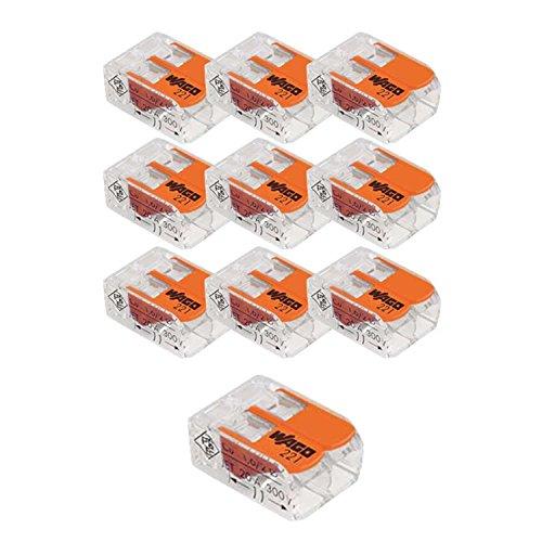 JAPPY ワンタッチコネクタ クリアタイプ 電極数2本 WFR-2BP-JP 10個