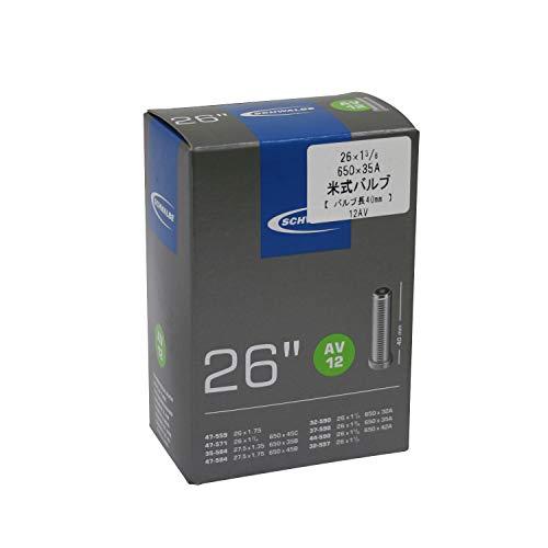 SCHWALBE(シュワルベ) 【正規品】26×1 3/8650×35A用チューブ 米式 40mmバ...