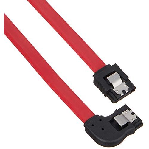 変換名人 SATA2(3Gbps対応)ケーブル I - 左L ロック付 50cm SATA-CA50...