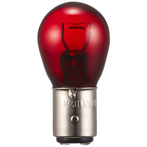 M&amp;Hマツシマ 電球 12V21/5W レッド S25 BAY15D 1個入 1P3407RE ライ...