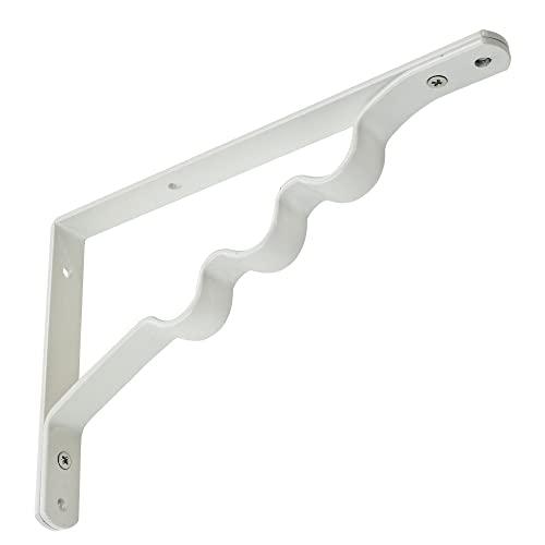 和気産業 ハンガーブラケット ホワイト 180mm 棚受 置く 吊るす 2つの機能 TK-101 1...