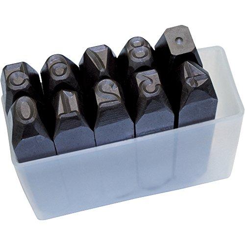 トラスコ中山(TRUSCO) 数字刻印セット ホワイト 10mm SK-100