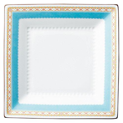 Noritake ノリタケ スクエア プレート 23cm ハミングブルー 電子レンジ対応 ファインポ...