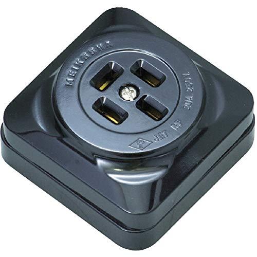 明工 接地3P20A角形コンセント MR2749