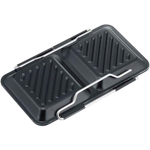 下村企販 1度に2種類焼ける ホットサンドメーカー 【日本製】 魚焼きグリル トースター使用可 食パ...