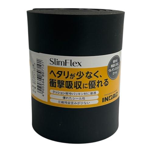 イノアック ポロンスポンジロール 5tX100mmX1M テープ無 黒 L24-5100M