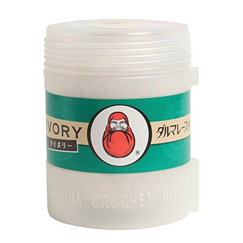 横田(Yokota) ダルマ レース糸 #40 824m巻 100g 1玉 Col.3 ベージュ系 ...