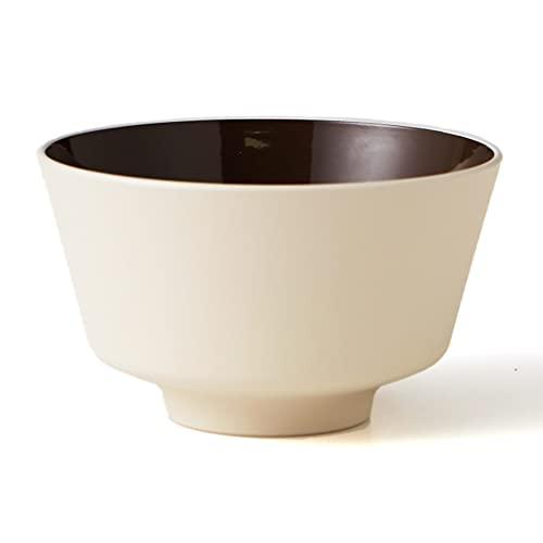 竹中 お椀 OWAN オワン 角 乾漆 アイボリー φ11.6×6.8cm