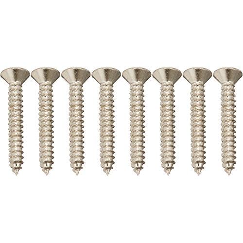 SCUD エスカッションビス、フロント用、インチサイズ、8P クローム W-HMC