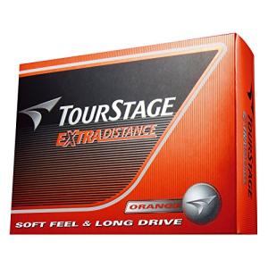 BRIDGESTONE(ブリヂストン) ゴルフボール TOURSTAGE エクストラディスタンス 1ダース( 12個入り) オレンジ TEOX｜hapitize