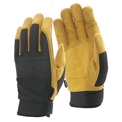 おたふく手袋(Otafuku Glove) 人工皮革手袋 フーバー [人工皮革 甲部ストレッチ素材]...