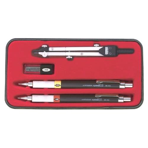 ウチダ KD型製図器 SEセット 『SE 5品組 鉛筆製図セット』 010-0009 設計製図用品