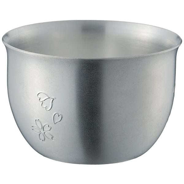 田辺金具 華ぐいのみ 90ml 花 1870 シルバー サイズ:4.5x6x6cm