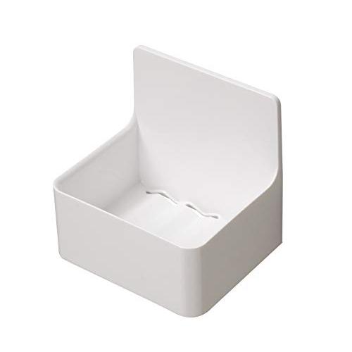 東和産業 浴室用ラック ホワイト 約9.7×8×9.5cm 磁着SQ マグネットバスドリンクホルダー...