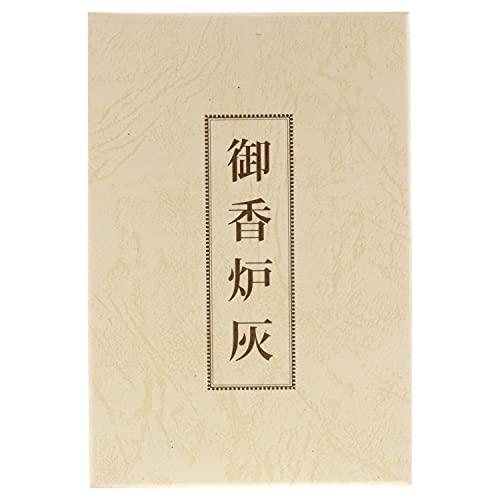 日本香堂(Nippon Kodo) 御香炉灰 自然灰 75×31×91