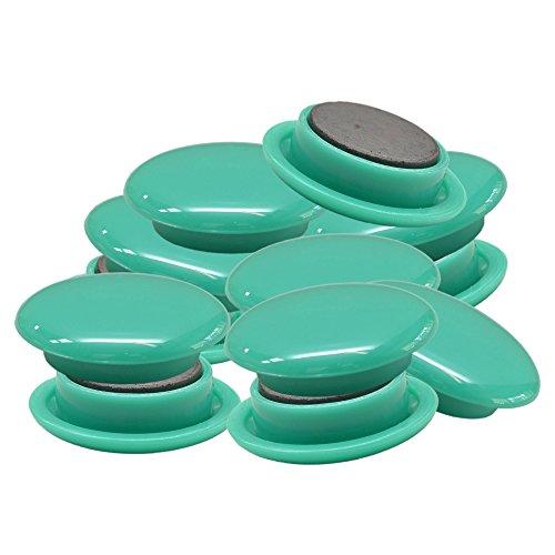Mag(マグエックス) 掲示・メモ留め用 マグネットカラーボタン 徳用 Φ30mm 緑 12個入 M...