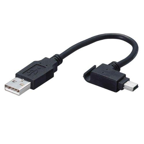 ELECOM モバイル用USBケーブル USB(A)オス-USB(miniB)オス 0.1m USB...
