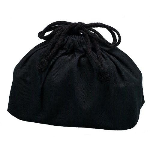 たつみや HAKOYA 巾着袋細長メンズ用 黒 53871
