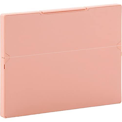 キングジム スリムケース ファイル エミリー 収納約130枚 A4 ピンク EY237-P