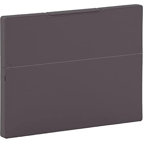 キングジム スリムケース ファイル エミリー 収納約130枚 A4 黒 EY237-BK