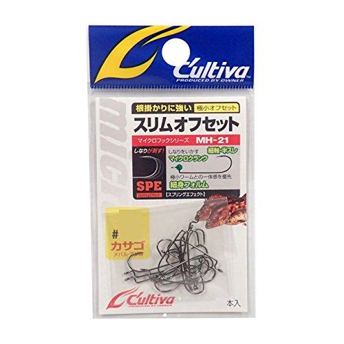 OWNER(オーナー) MH-21 スリムオフセット フック #6 釣り針