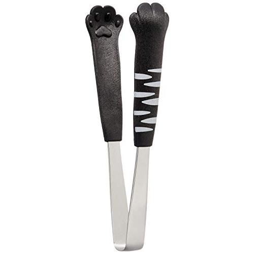 田辺金具 卓上トング きゃっちだにゃん とら 黒 1269