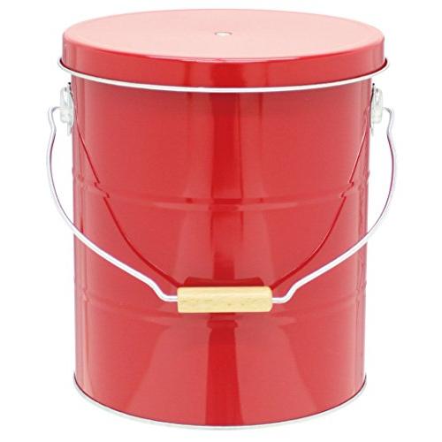 渡辺金属工業 ライスストッカーRS5R赤 中