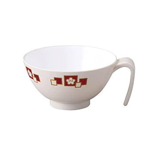 台和 プチエイド HS-N43 取っ手付飯椀(梅花赤)乾燥器・食洗機・電子レンジ可