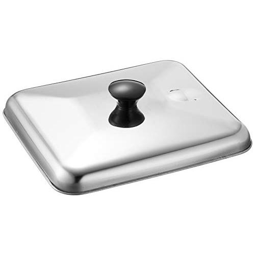 遠藤商事 業務用 角型親子鍋蓋 大 本体18-0ステンレス ツマミフェノール樹脂 日本製 AOY16...