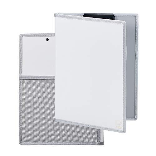 キングジム クリップボード オールイン カバー付 収納約30枚 A4ヨコ 白 5995-W